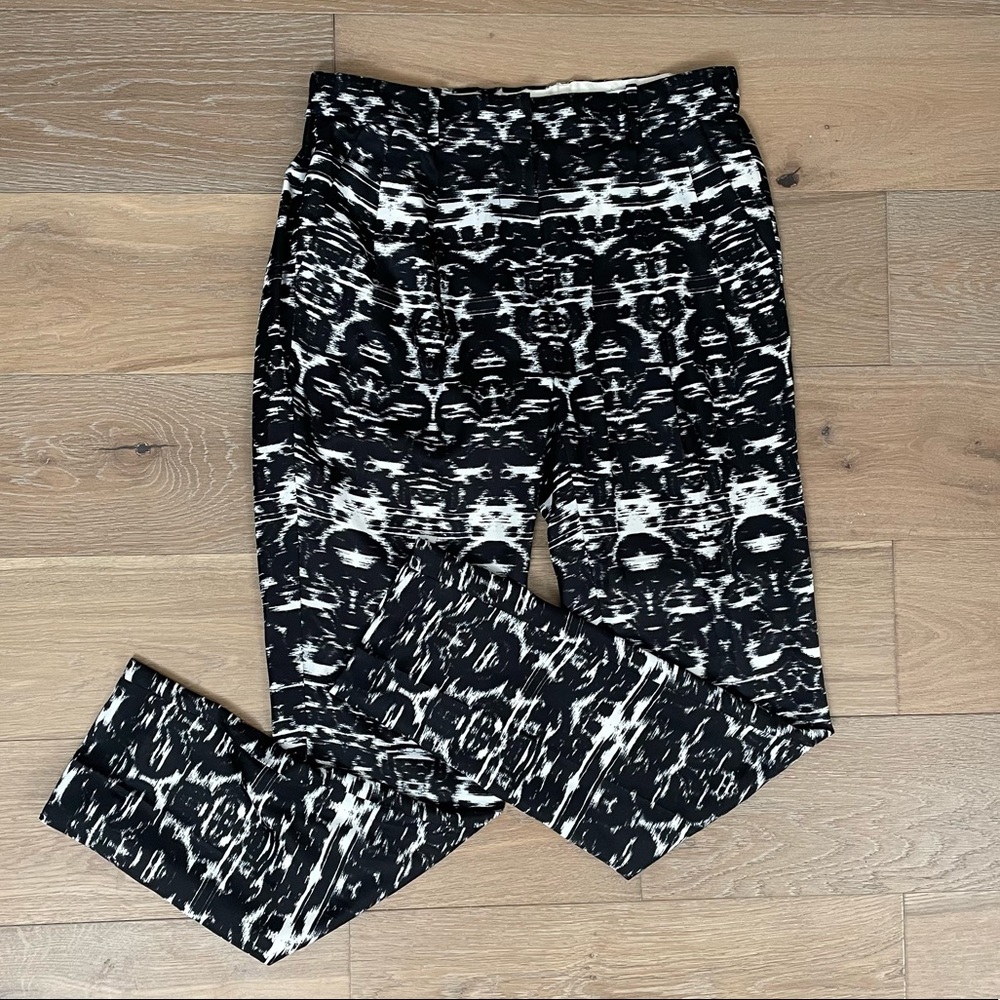 Black and White Printed Trouser